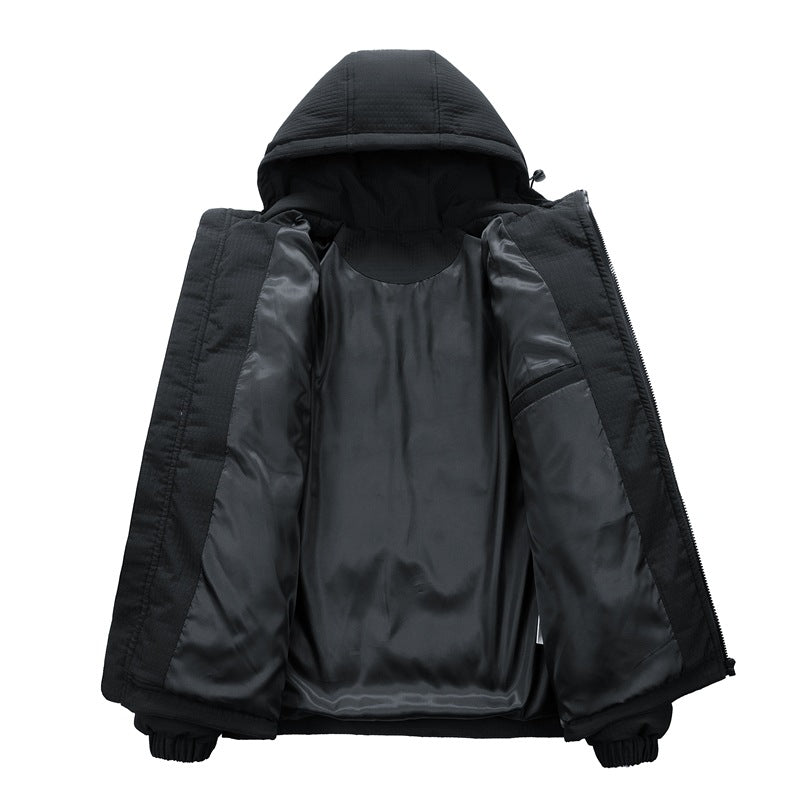 Manteau d'Hiver Chaud à Capuche