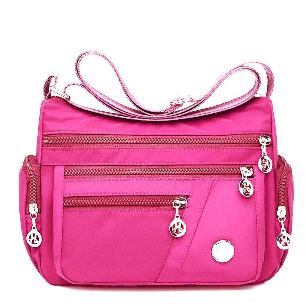 Nylon Multi-Compartment Casual One-Shoulder Messenger Bag - Les Petits Explorateur 