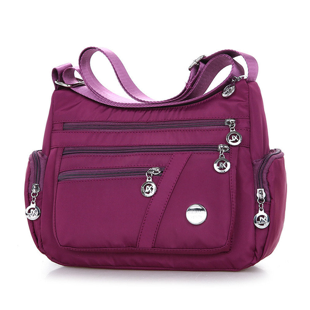 Nylon Multi-Compartment Casual One-Shoulder Messenger Bag - Les Petits Explorateur 