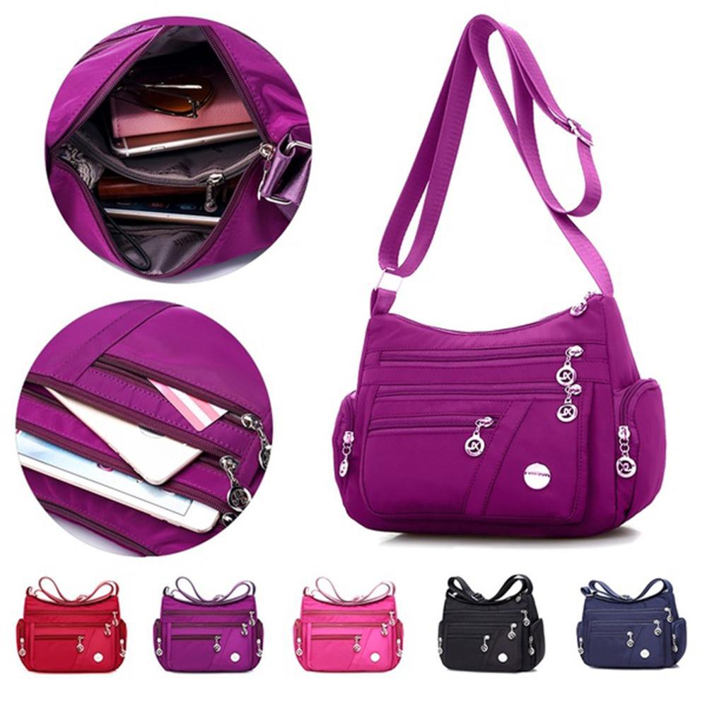 Nylon Multi-Compartment Casual One-Shoulder Messenger Bag - Les Petits Explorateur 
