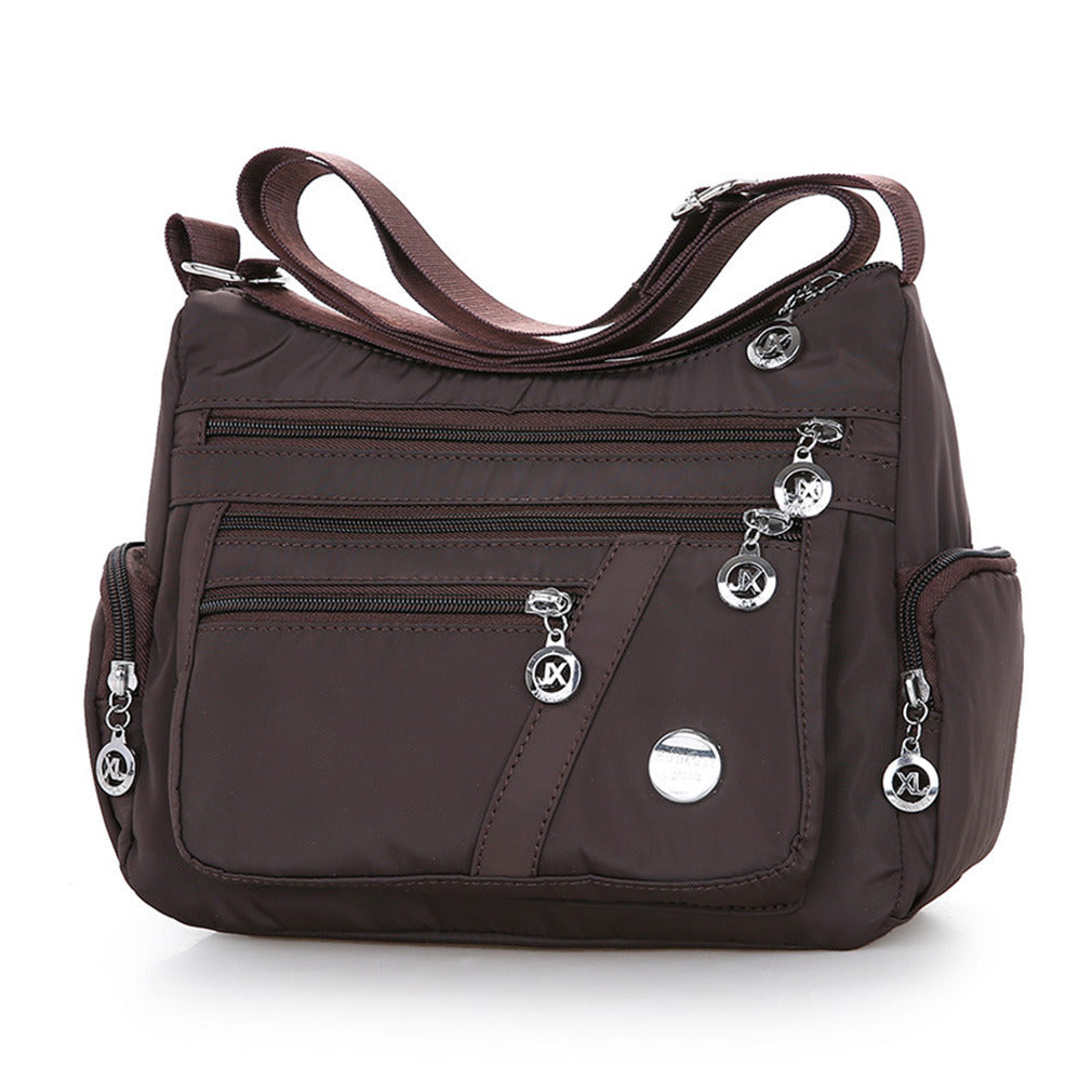 Nylon Multi-Compartment Casual One-Shoulder Messenger Bag - Les Petits Explorateur 