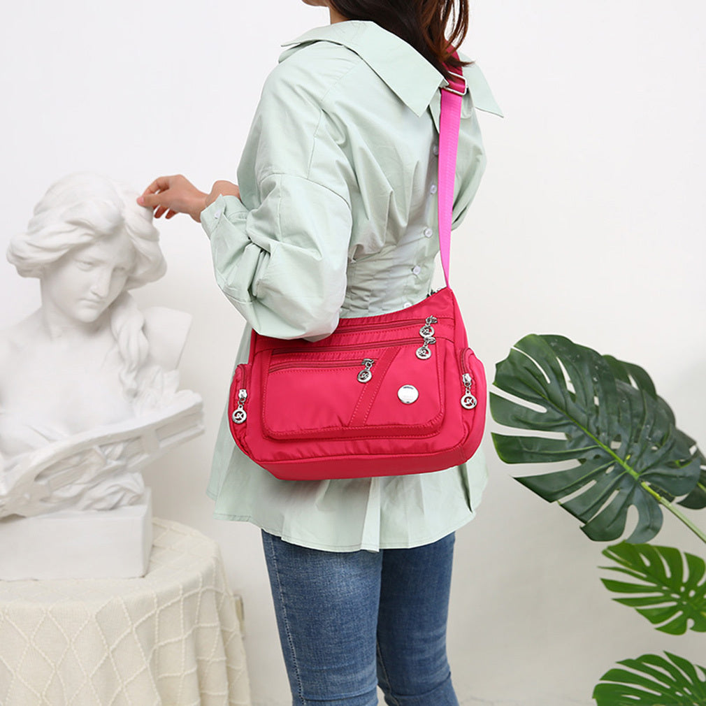 Nylon Multi-Compartment Casual One-Shoulder Messenger Bag - Les Petits Explorateur 