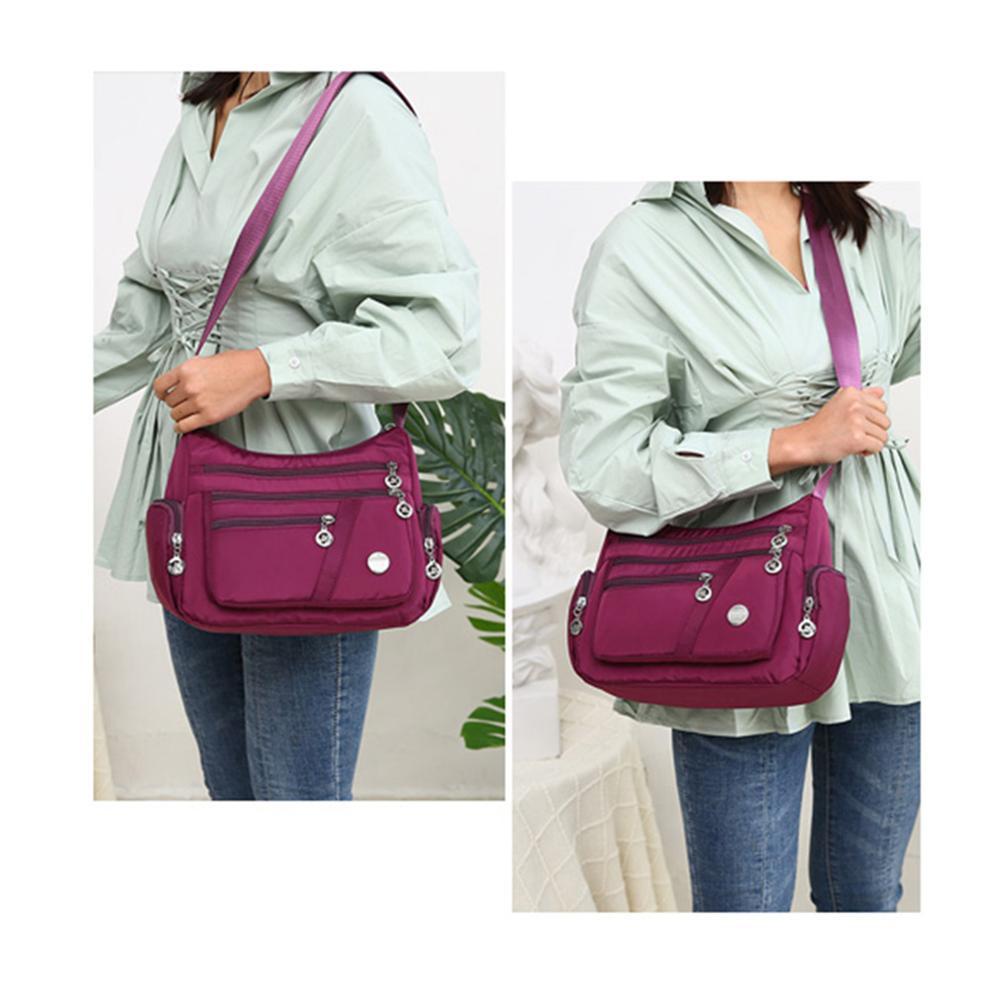 Nylon Multi-Compartment Casual One-Shoulder Messenger Bag - Les Petits Explorateur 