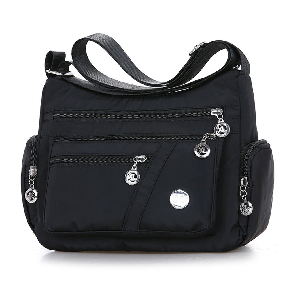 Nylon Multi-Compartment Casual One-Shoulder Messenger Bag - Les Petits Explorateur 
