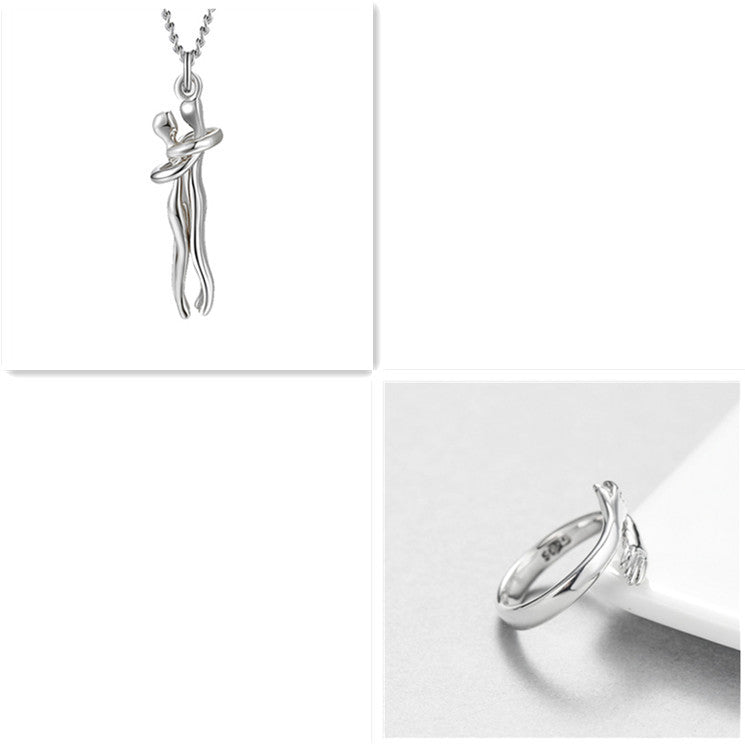 Collier Amour Étreinte