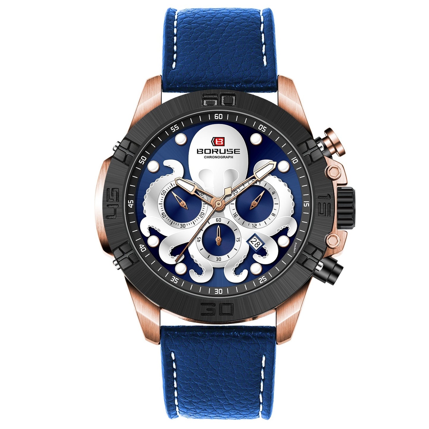 Montre étanche Octopus lumineuse