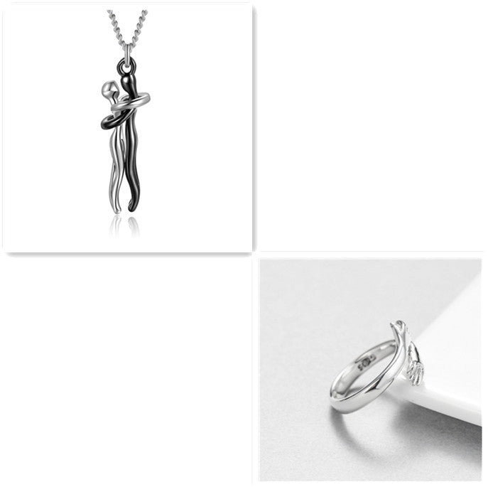 Collier Amour Étreinte