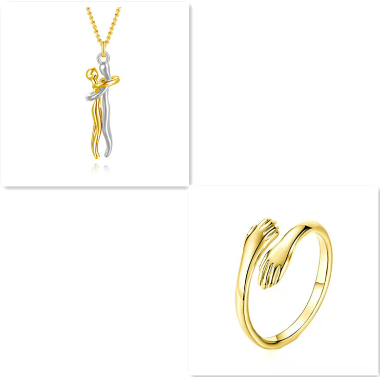 Collier Amour Étreinte