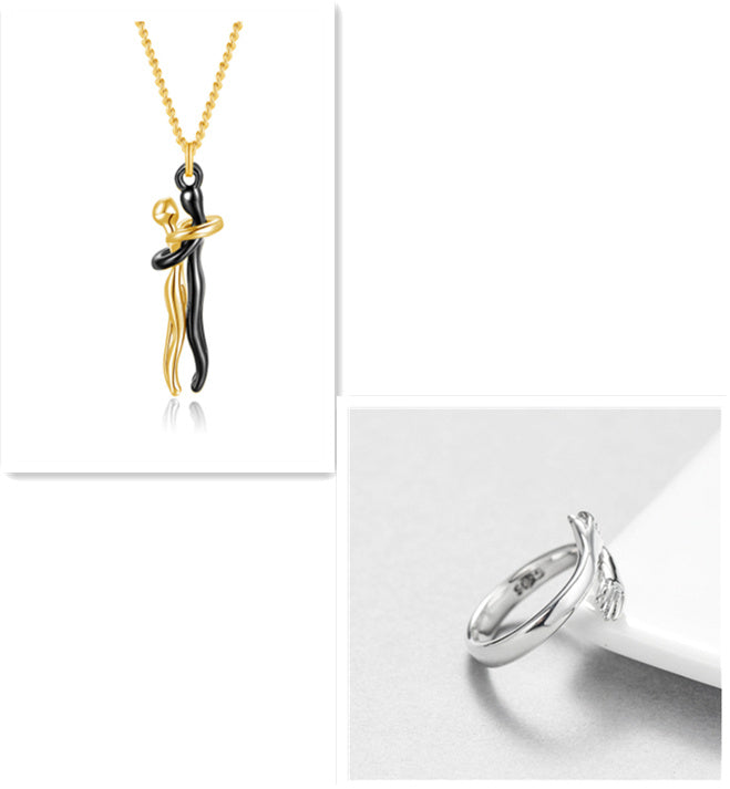 Collier Amour Étreinte