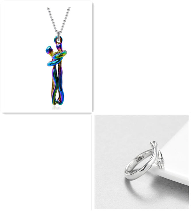 Collier Amour Étreinte