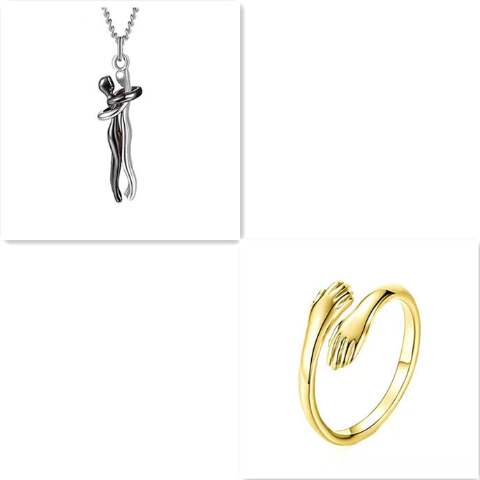 Collier Amour Étreinte