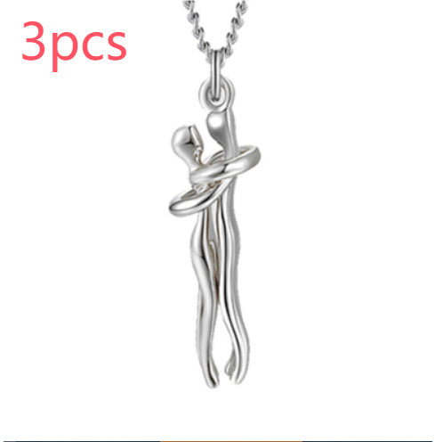 Collier Amour Étreinte