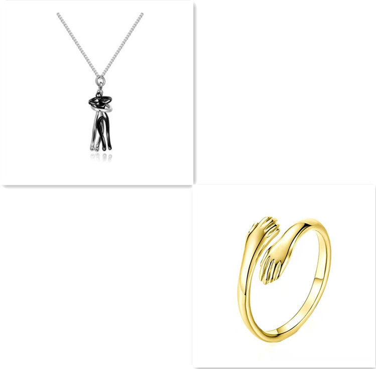 Collier Amour Étreinte