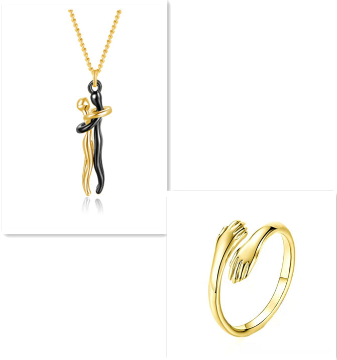 Collier Amour Étreinte