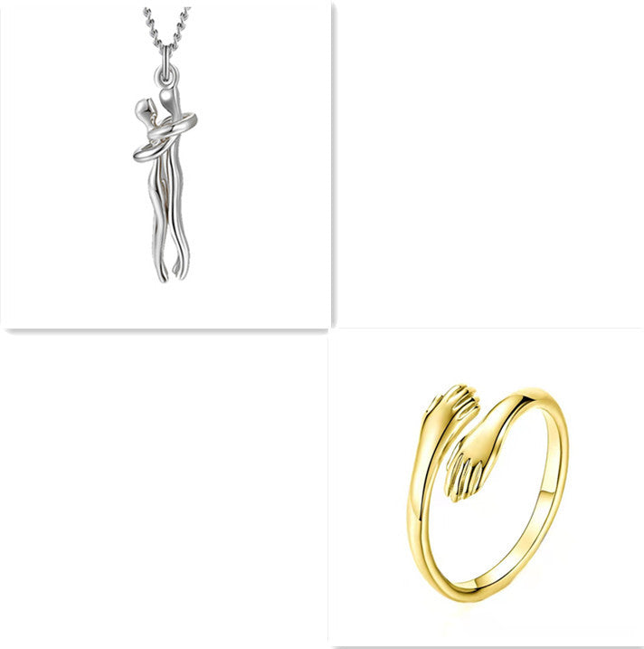 Collier Amour Étreinte