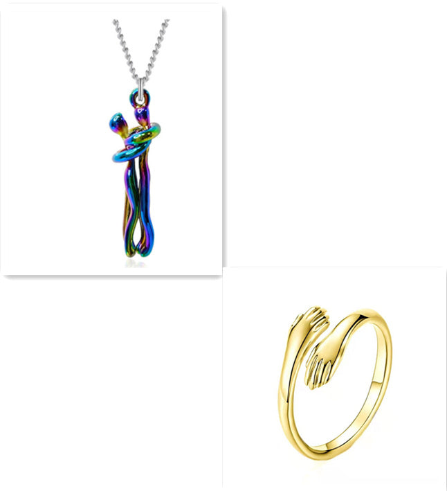 Collier Amour Étreinte