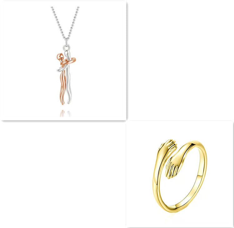 Collier Amour Étreinte