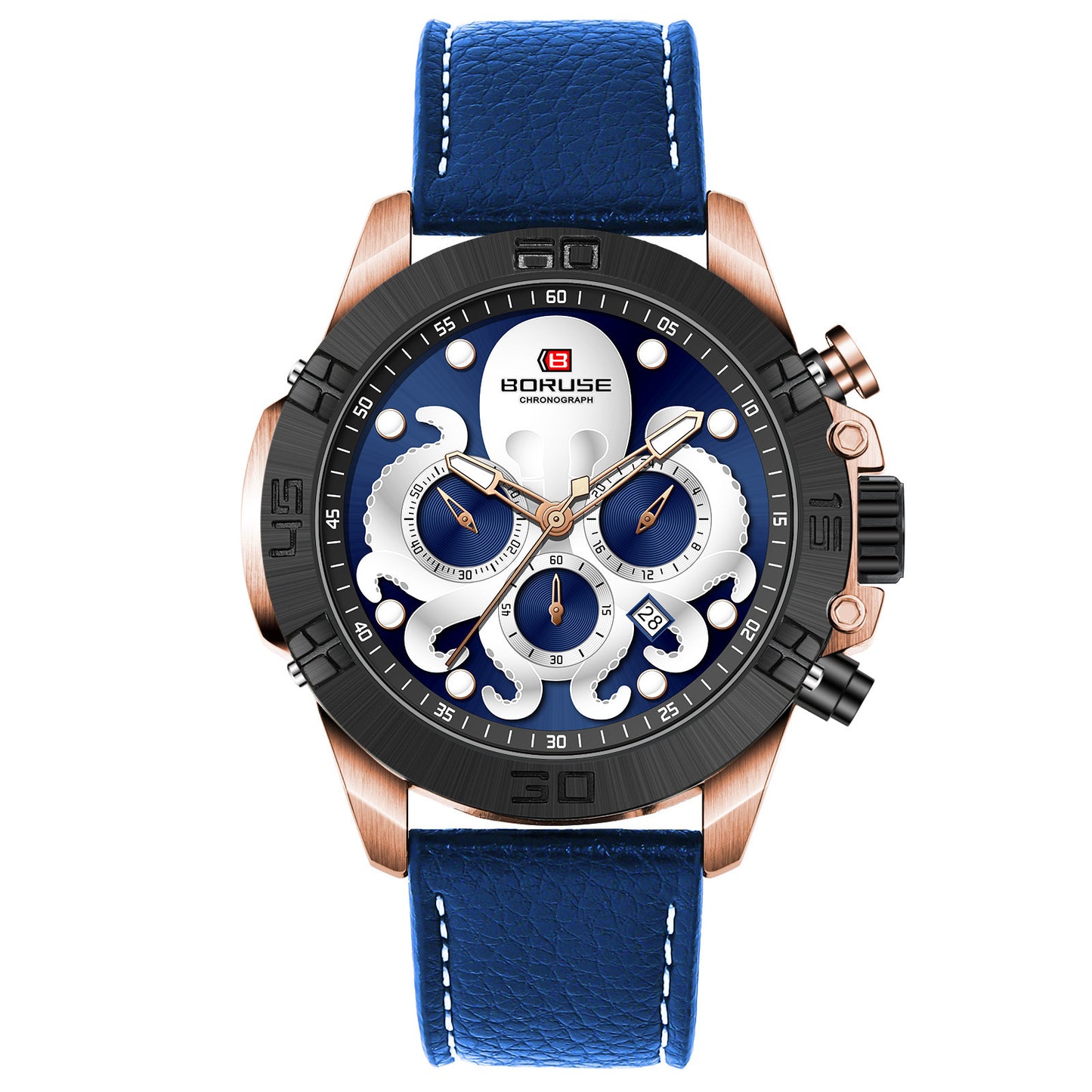 Montre étanche Octopus lumineuse